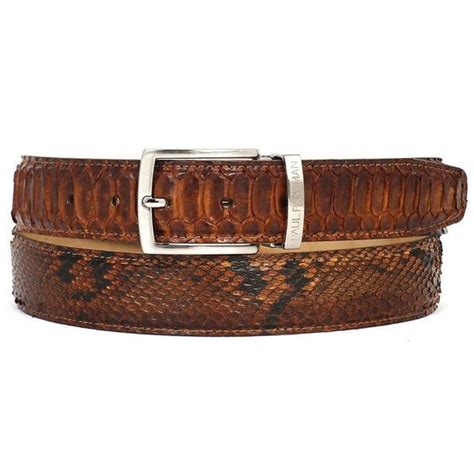 python skin belts for men.